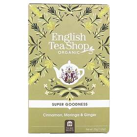 English Tea Shop Cinnamon Super Goodness & Moringa Kanel Ginger eko Ingefära 20 tepåsar 35g 35G