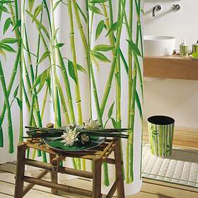 Spirella Duschdraperi Bambus Green 180x200cm