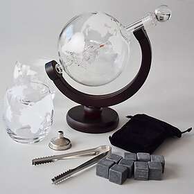 Mikamax Globe Decanter Set Karaff 85cl Med 2 Whiskyglas