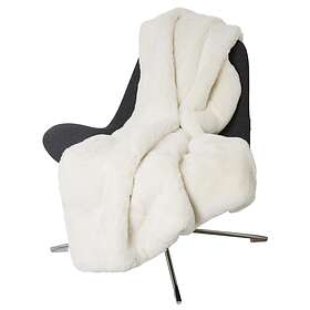 Ivory Skinnwille Pläd Fluffy (180x120cm)