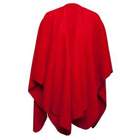 Nightingale of Sweden Fleeceponcho Röd (120x160cm)
