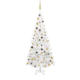Be Basic Plastgran Avec Led Et Boules De Noël L 240cm