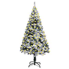 Be Basic Plastgran LEDillä ja Lumella Vihreä 240cm