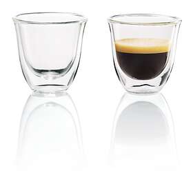 DeLonghi Double Wall Espresso Glas 6cl 2-pack