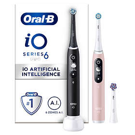 Oral-B iO Series 6 Duo Pack med ekstra børstehoved