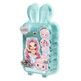 Na! Na! Na! Surprise 575962EUC Belle Family Soft Set of 3 with 2 Fashion 1  Toys for Kids-Lavender Kitty with Long Hair Dolls, 12 Removable Accessories