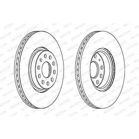 Ferodo Bromsskiva PREMIER Coat+ disc DDF1305C