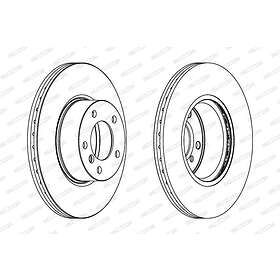 Ferodo Bromsskiva PREMIER Coat+ disc DDF1717C