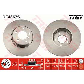 TRW Bromsskiva DF4867S
