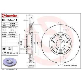 Brembo Bromsskiva Coated Disc Line C Hitta B Sta Pris P Prisjakt