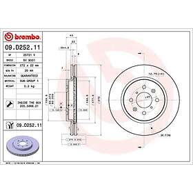 Brembo Bromsskiva Coated Disc Line D Hitta B Sta Pris P Prisjakt