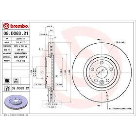 Brembo Bromsskiva COATED DISC LINE 09.D063.21