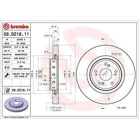 Brembo Bromsskiva COATED DISC LINE 09.D218.11