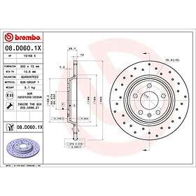 Brembo Bromsskiva Xtra Line D X Hitta B Sta Pris P Prisjakt