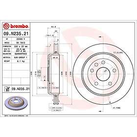 Brembo Bromsskiva COATED DISC LINE 09.N235.21