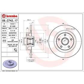 Brembo Bromsskiva BEARING DISC LINE 08.C742.17