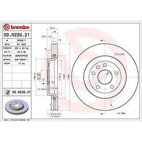 Brembo Bromsskiva COATED DISC LINE 09.N236.21