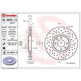 Brembo Bromsskiva XTRA LINE 09.9935.1X