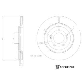 Blue Print Bromsskiva ADG043248
