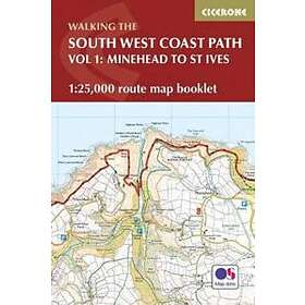 South West Coast Path Map Booklet Vol 1: Minehead To St Ives