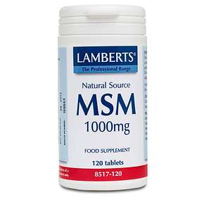 Lamberts Msm 1000mg 1 Tabletter Hitta Basta Pris Pa Prisjakt