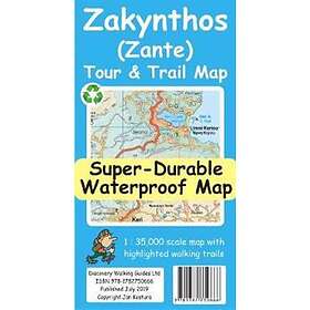 Zakynthos (Zante) Tour & Trail Map