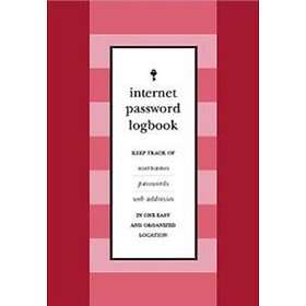 Internet Password Logbook (Red Leatherette)