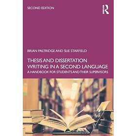 Thesis And Dissertation Writing In A Second Language