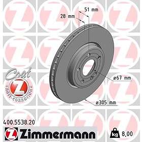 Otto Zimmermann Bromsskiva COAT Z 400.5538.20