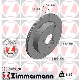 Otto Zimmermann Bromsskiva COAT Z 370.3089.20