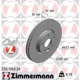 Otto Zimmermann Bromsskiva COAT Z 250.1360.20