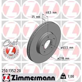 Otto Zimmermann Bromsskiva COAT Z 250.1352.20