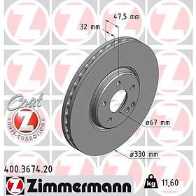 Otto Zimmermann Bromsskiva COAT Z 400.3674.20
