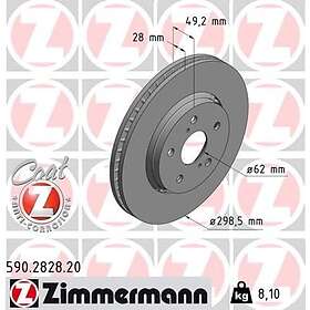 Otto Zimmermann Bromsskiva COAT Z 590.2828.20