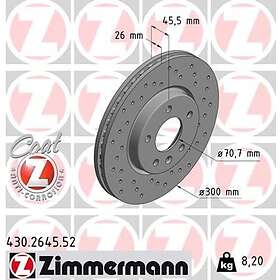 Otto Zimmermann Bromsskiva SPORT COAT Z 430.2645.52