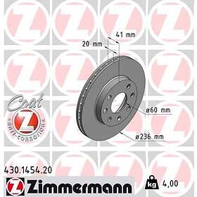 Otto Zimmermann Bromsskiva COAT Z 430.1454.20