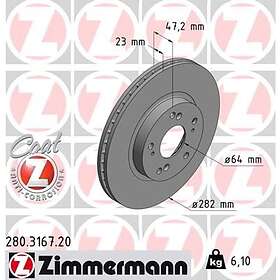 Otto Zimmermann Bromsskiva COAT Z 280.3167.20
