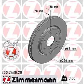 Otto Zimmermann Bromsskiva COAT Z 200.2530.20