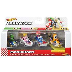 Hot Wheels Mario Kart 4-pack