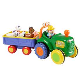 Farm Tractor With Trailer
