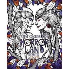 Adult Coloring Book Horror Land