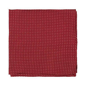 Amanda Christensen Dot Silk Wine Red Handkerchief