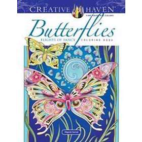 Creative Haven Butterflies Flights Of Fancy Coloring Book