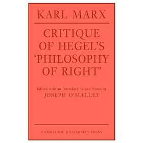 Critique Of Hegel's 'Philosophy Of Right'