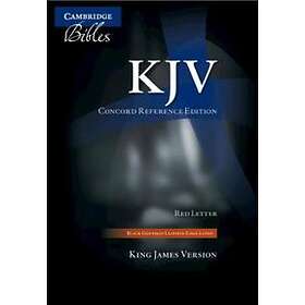 KJV Concord Reference Bible, Black Edge-lined Goatskin Leather, Red-letter Text 