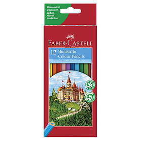 Faber-Castell Färgpennor Slott 12p Färgmix