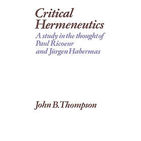 Critical Hermeneutics - Hitta Bästa Pris På Prisjakt