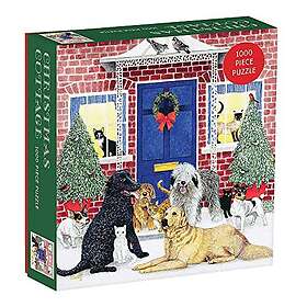 Christmas Cottage Square Boxed 1000 Piece Puzzle