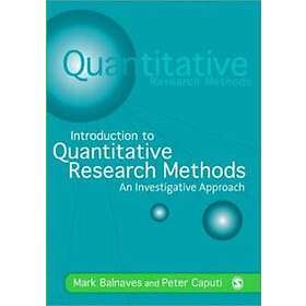 Introduction To Quantitative Research Methods