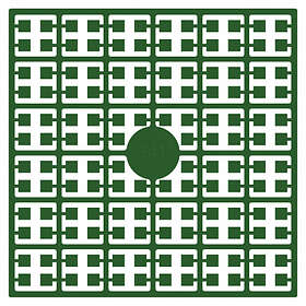 PixelHobby Midi Pärlor 341 Mörk Papegojgrön 2x2mm 140 pixels